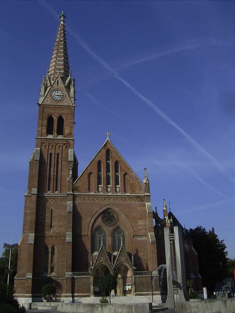 Neugotische Kirche Rudolfsheim. Eröffnet 1898.