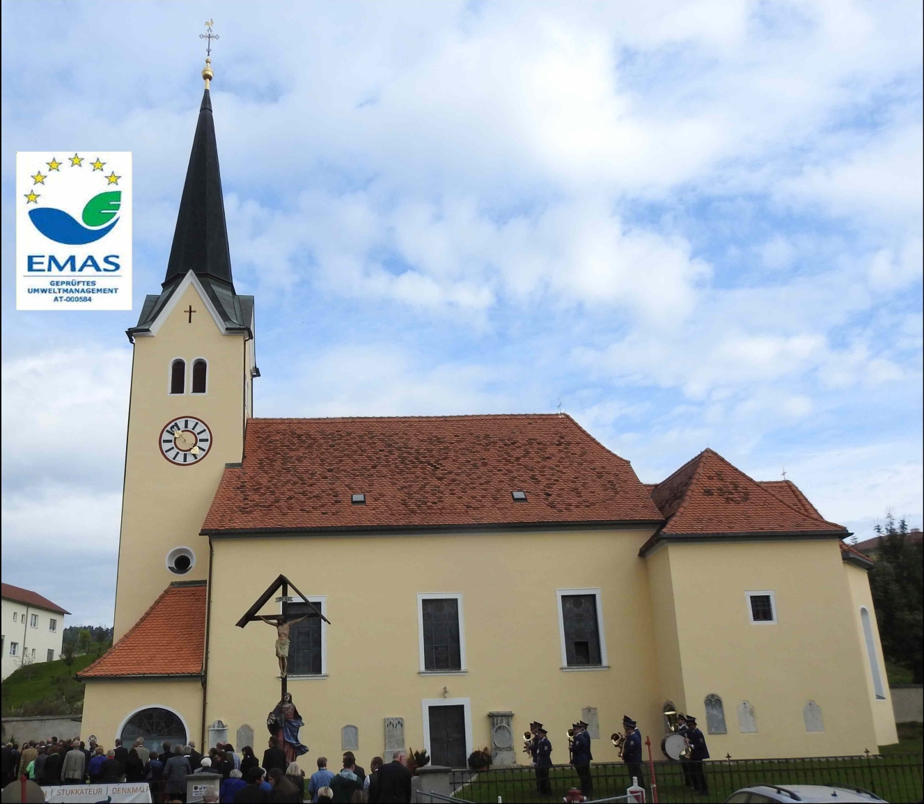 Südansicht der Kirche